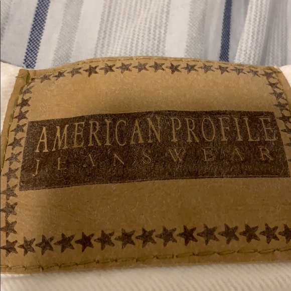 Vintage white high waisted american profile shorts - Picture 5 of 5